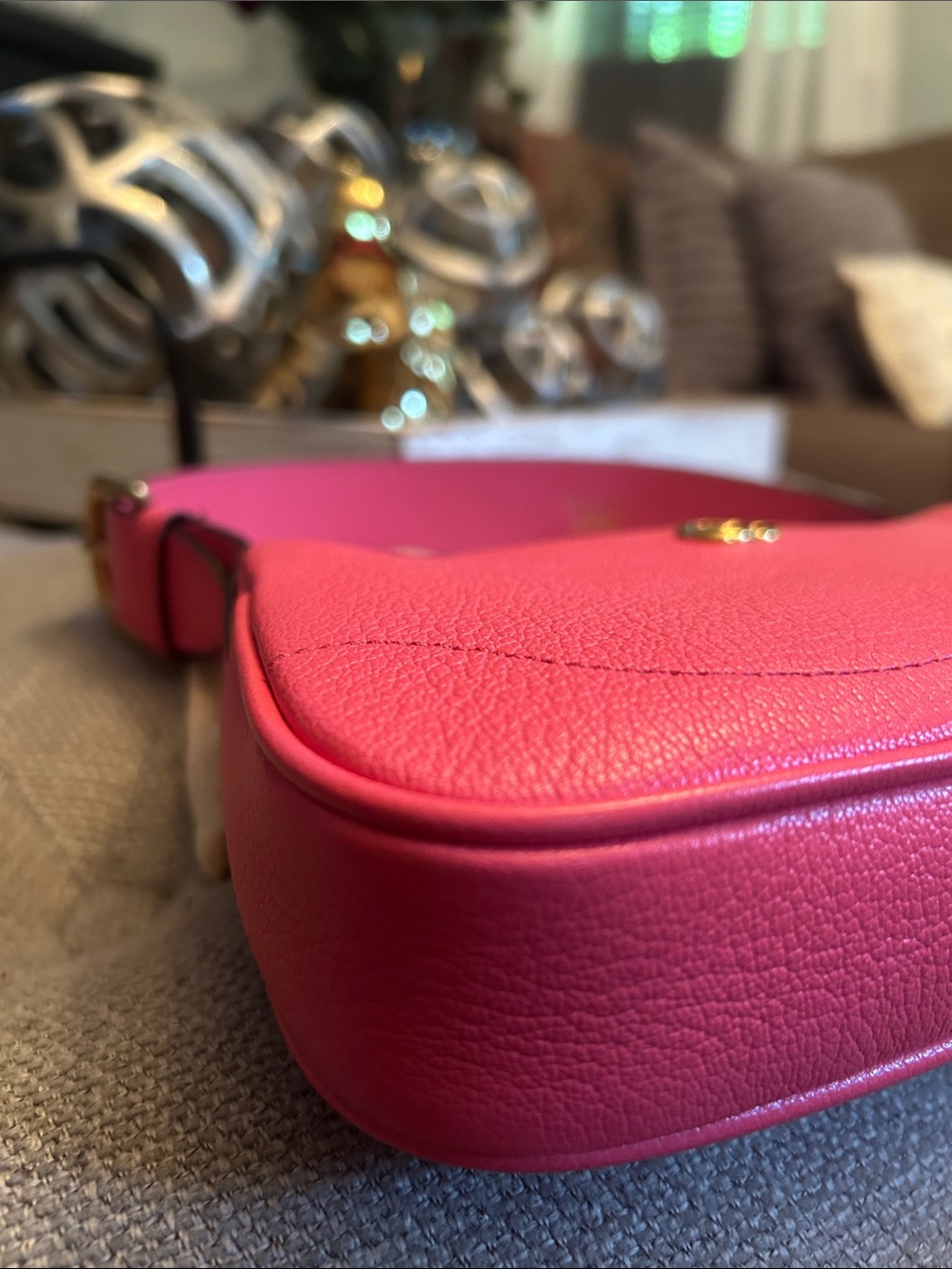 Gucci Aphrodite mini pink leather bag - Picture 11 of 16